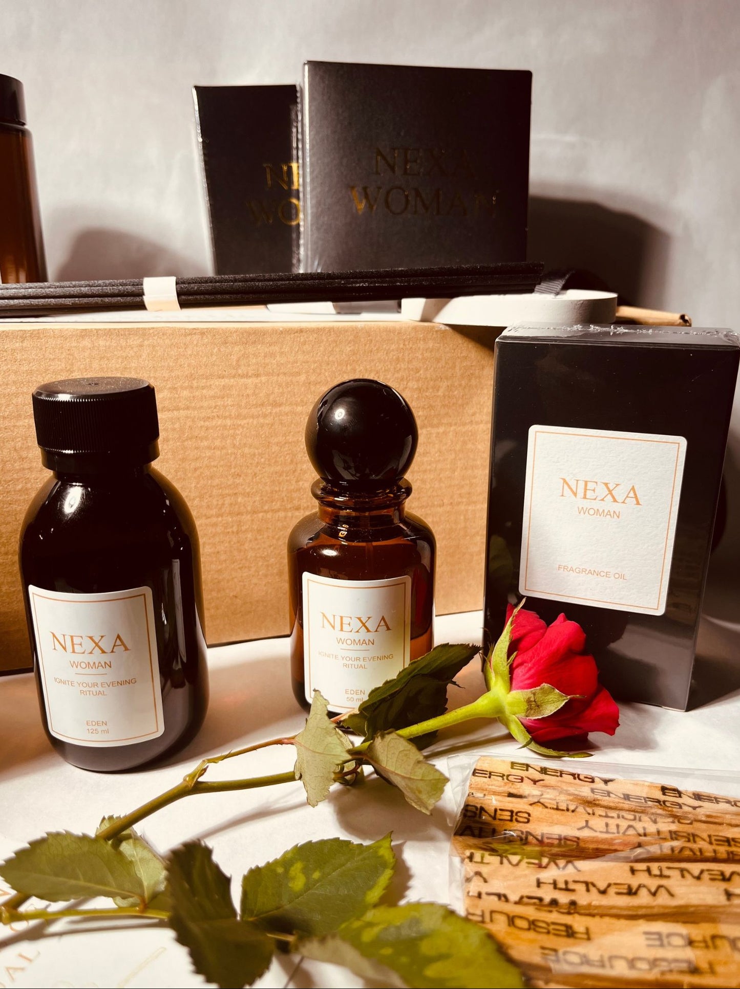 NEXA womans brand with harmony and restart